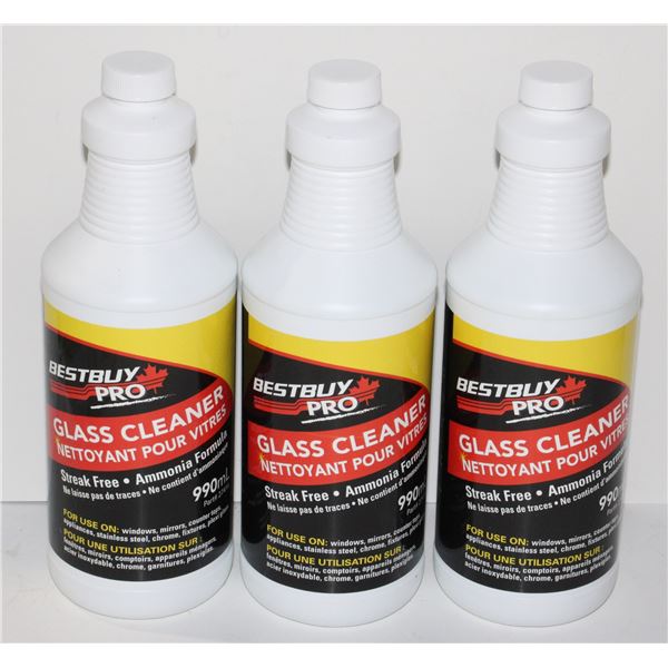 LOT OF BESTBUY PRO GLASS CLEANER