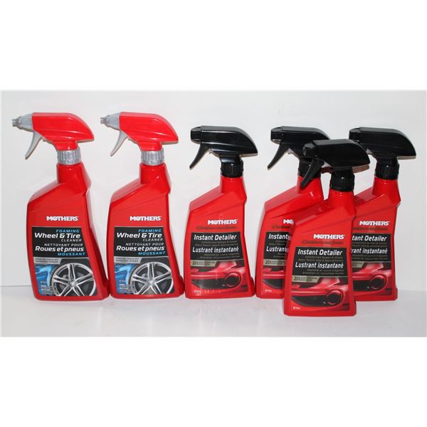 LOT OF MOTHERS INSTANT DETAILER, AND MOTHERS