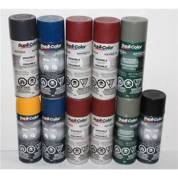 LOT OF AUTOMOTIVE SRAY PAINT