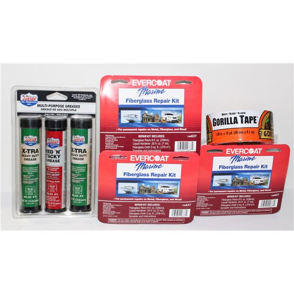 LUCAS MULTI PURPOSE GREASE SET, EVERCOAT MARINE