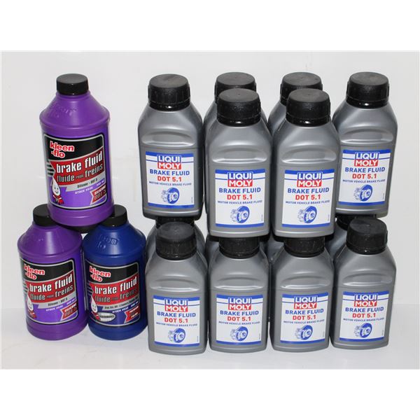 LIQUI MOLY BRAKE FLUID DOT 5.1, AND KLEEN FLO