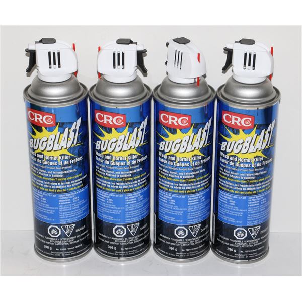 LOT OF CRC BUGLBAST WASP AND HORNET KILLER