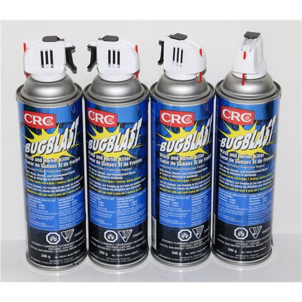 LOT OF CRC BUGLBAST WASP AND HORNET KILLER