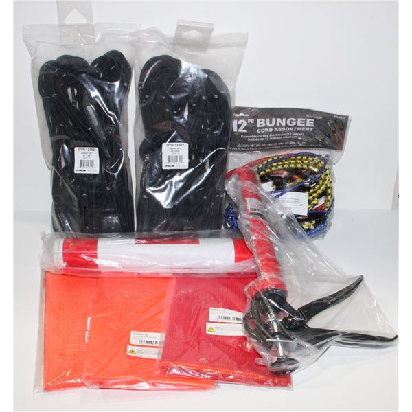 SILICONE GUN, 12PC BUNGEE ASSORTMENT, CARGO