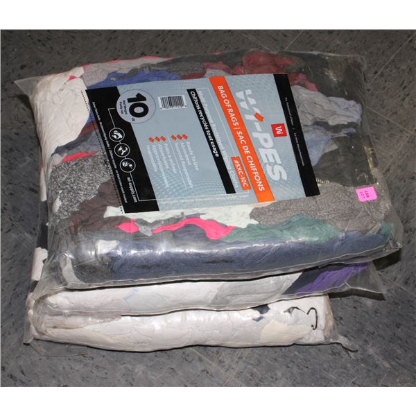 THREE BAGS OF RAGS