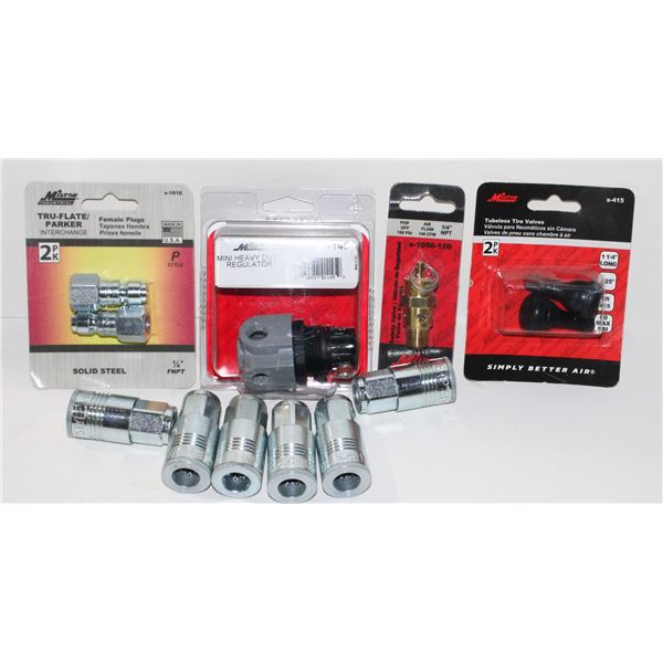 TUBELESS TIRE VALVES, MINI HEAVY DUTY REGULATOR,