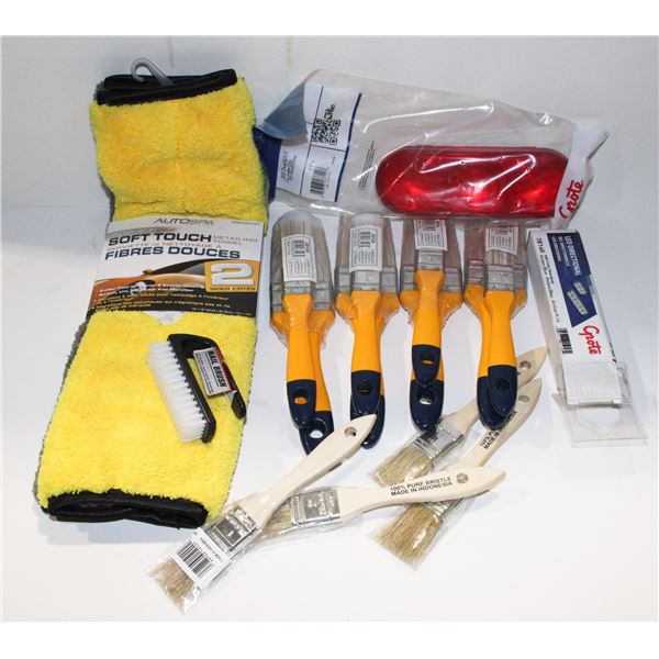 PAINTING SUPPLIES, LED LIGHTS, AND MORE