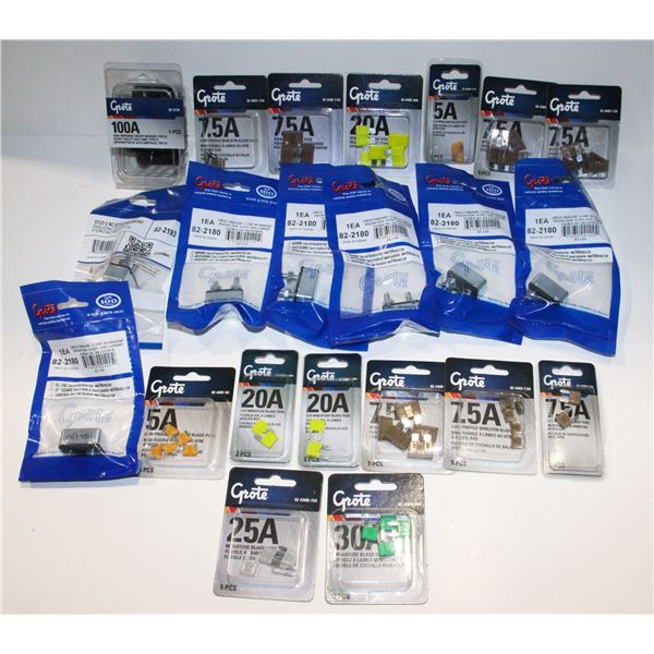 LOT OF GROTE FUSES AND MORE