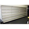 Image 1 : 16' RETAIL DISPLAY SHELVING PEGBOARD BACK