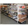 Image 1 : 24' RETAIL DISPLAY SHELVING. PEGBOARD BACK