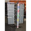 Image 1 : SPINNING RETAIL DISPLAY ON LOCKABLE WHEELS