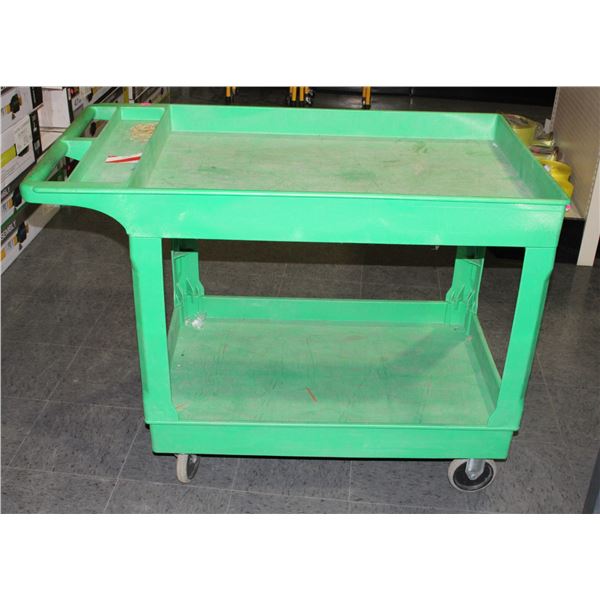 GREEN ULINE UTILITY CART