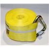 Image 1 : 4" X 30' D RING WINCH STRAP