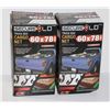 Image 1 : TWO 60" X 78" TRUCK BED CARGO NETS