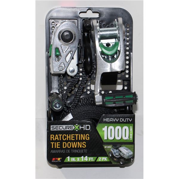 HEAVY DUTY RATCHETING TIE DOWNS