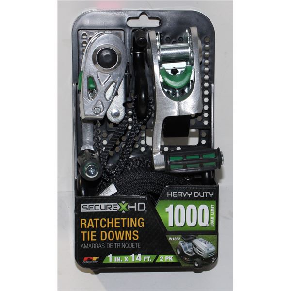 HEAVY DUTY RATCHETING TIE DOWNS