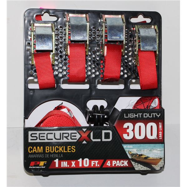 LIGHT DUTY CAM BUCKLES TIE DOWN SET