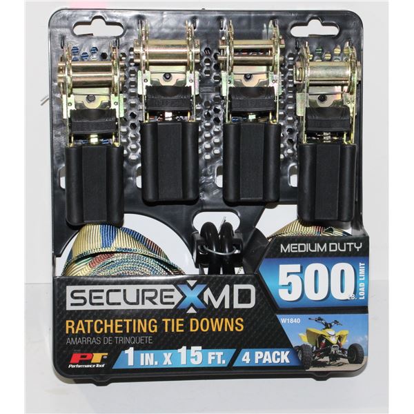 LIGHT DUTY RATCHETING TIE DOWNS