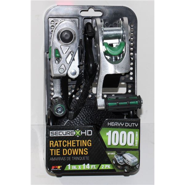 HEAVY DUTY RATCHETING TIE DOWNS
