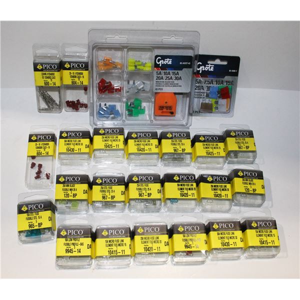 LOT OF PICO AND GROTE ELECTRICAL ACCESSORIES