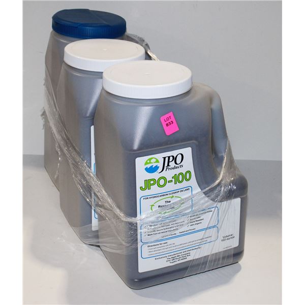 THREE JUGS OF FUEL CLEAN UP