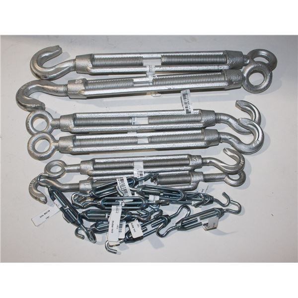 LARGE LOT OF ASSORTED TURNBUCKLES