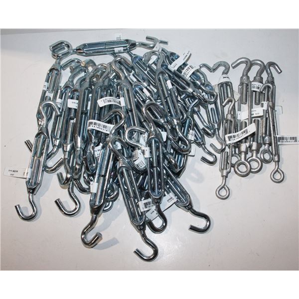 LARGE LOT OF ASSORTED TURNBUCKLES
