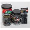 Image 1 : LOT OF ASSORTED BUNGEES AND PACK OF TARP CLIPS