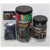 Image 1 : LOT OF ASSORTED BUNGEES AND PACK OF TARP CLIPS