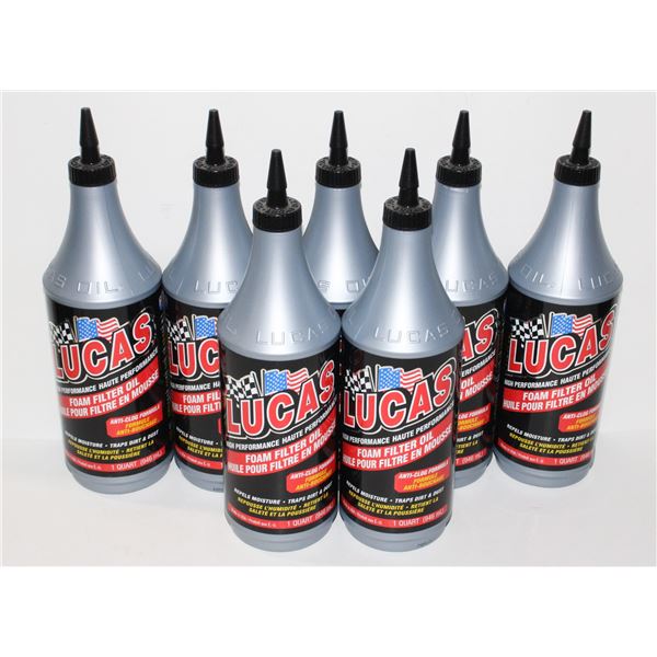 LOT OF LUCAS HIGH PERFORMANCE FOAM FILTER OIL