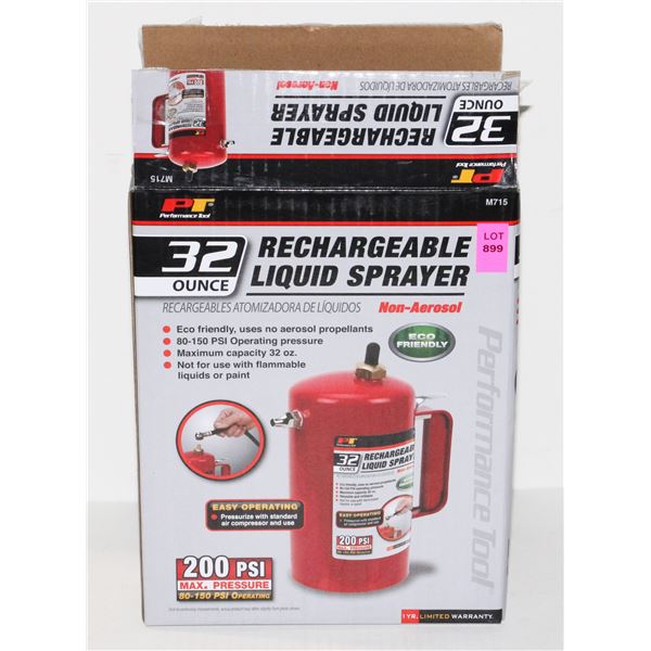 32-OZ RECHARGEABLE LIQUID SPRAYER