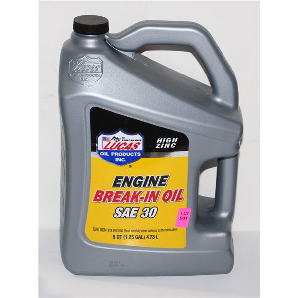 LUCAS 4.73L SAE 30 ENGINE BREAK IN OIL
