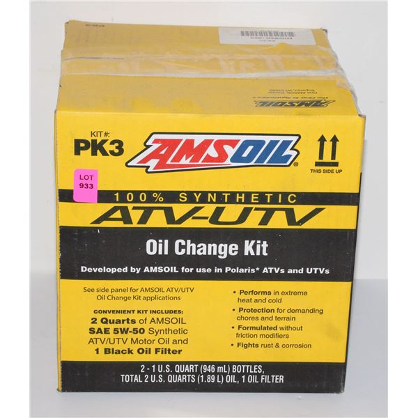 AMSOIL PK3 ATV SYNTHETIC OIL CHANGE KIT