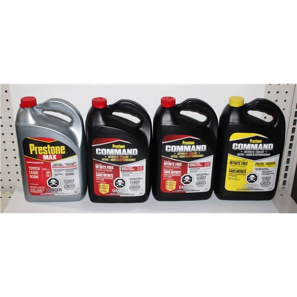 LOT OF ANTIFREEZE/ COOLANT