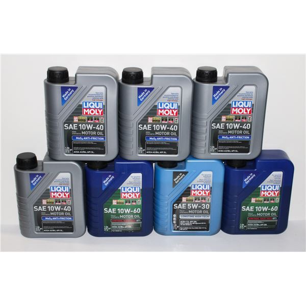LOT OF ASSORTED MOTOR OIL