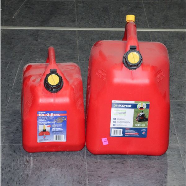 20L AND 10L SELF VENTING GASOLINE CONTAINERS