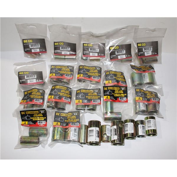 LARGE LOT OF LIFT ARM BUSHINGS AND OTHER BUSHINGS