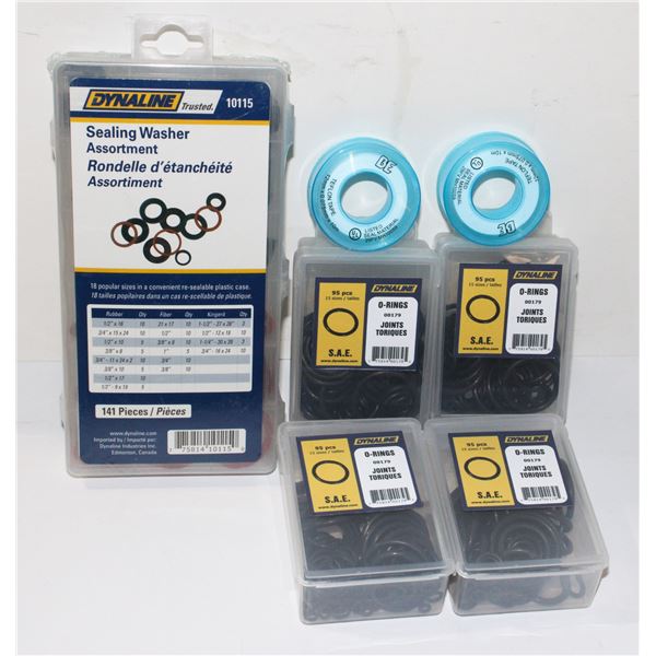 SEALING WASHER ASSORTMENT, O RINGS SETS