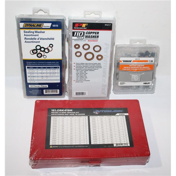 METRIC O RING SERVICE IT, HOSE CLAMP ASSORTMENT