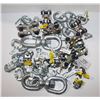 Image 1 : LOT OF GALVANIZED ROUND EYE ROGED SWIVELS,