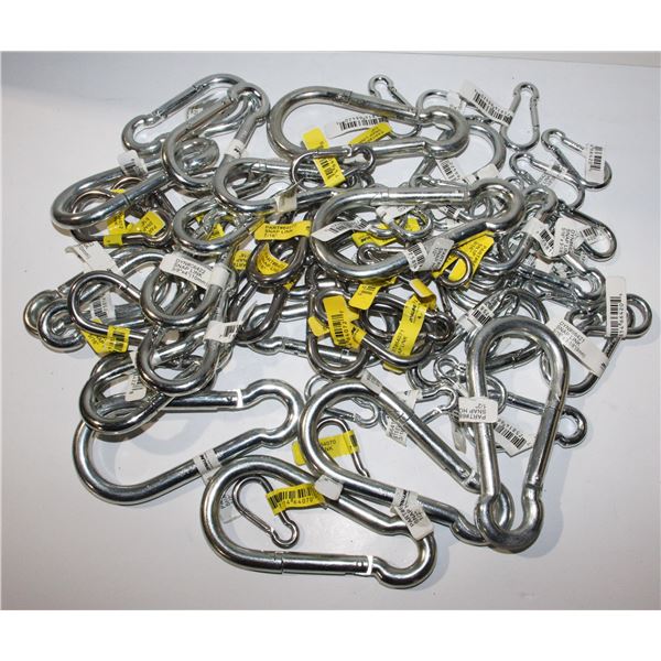 LOT OF ASSORTED SIZED CARABINEERS