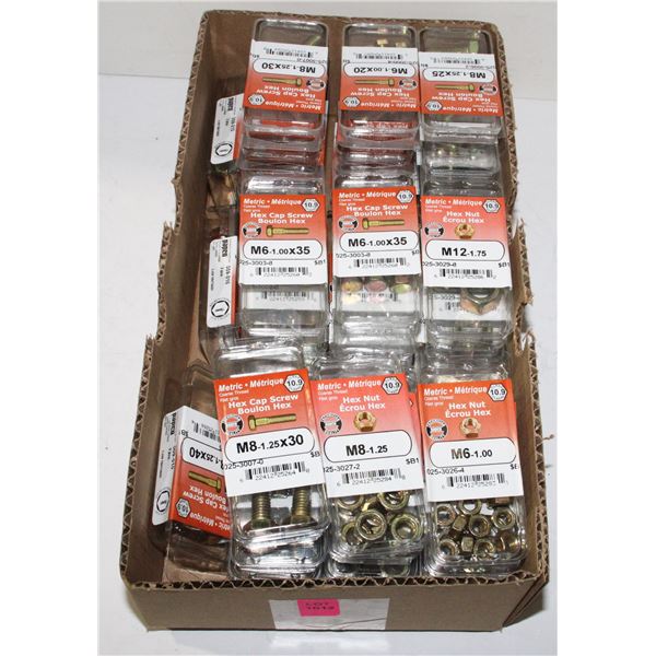 LOT OF ASSORTED HEX CAP SCREWS