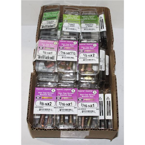 LOT OF HEX CAP SCREWS AND MORE