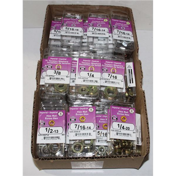 LOT OF IMPERIAL CONELOCK NUTS AND MORE