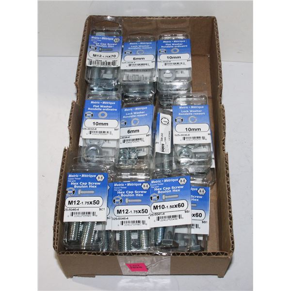 LOT OF HEX CAP SCREWS AND MORE