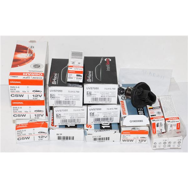 LOT OF OPEN BOX AUTOMOTIVE BULBS, NOT ALL FULL