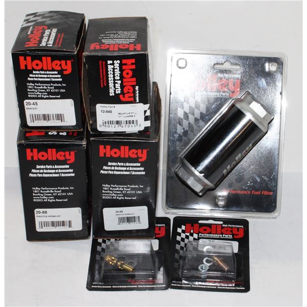 LOT OF HOLLY PERFORMANCE PARTS INCLUDING
