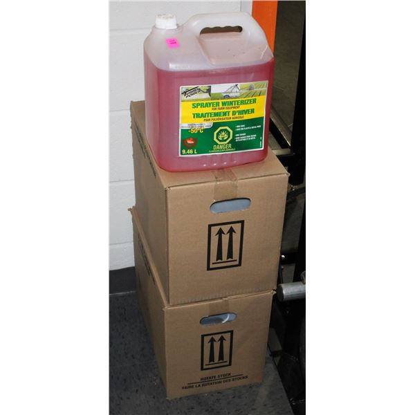 5 JUGS OF SPRAYER WINTERIZER FOR FARM