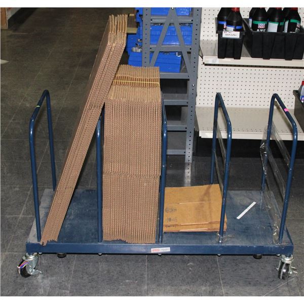 ORGANIZER CART/ SHIPPING CART ON WHEELS WITH SOME