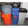 Image 1 : LARGE LOT OF GARBAGE CANS, RECYCLING CANS